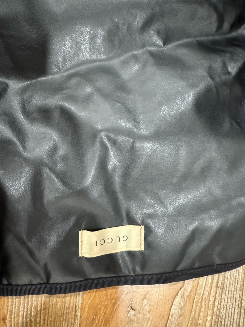 Gucci Black GG Canvas Messenger Bag with Red-Blue Web Strap - Picture 3 of 5
